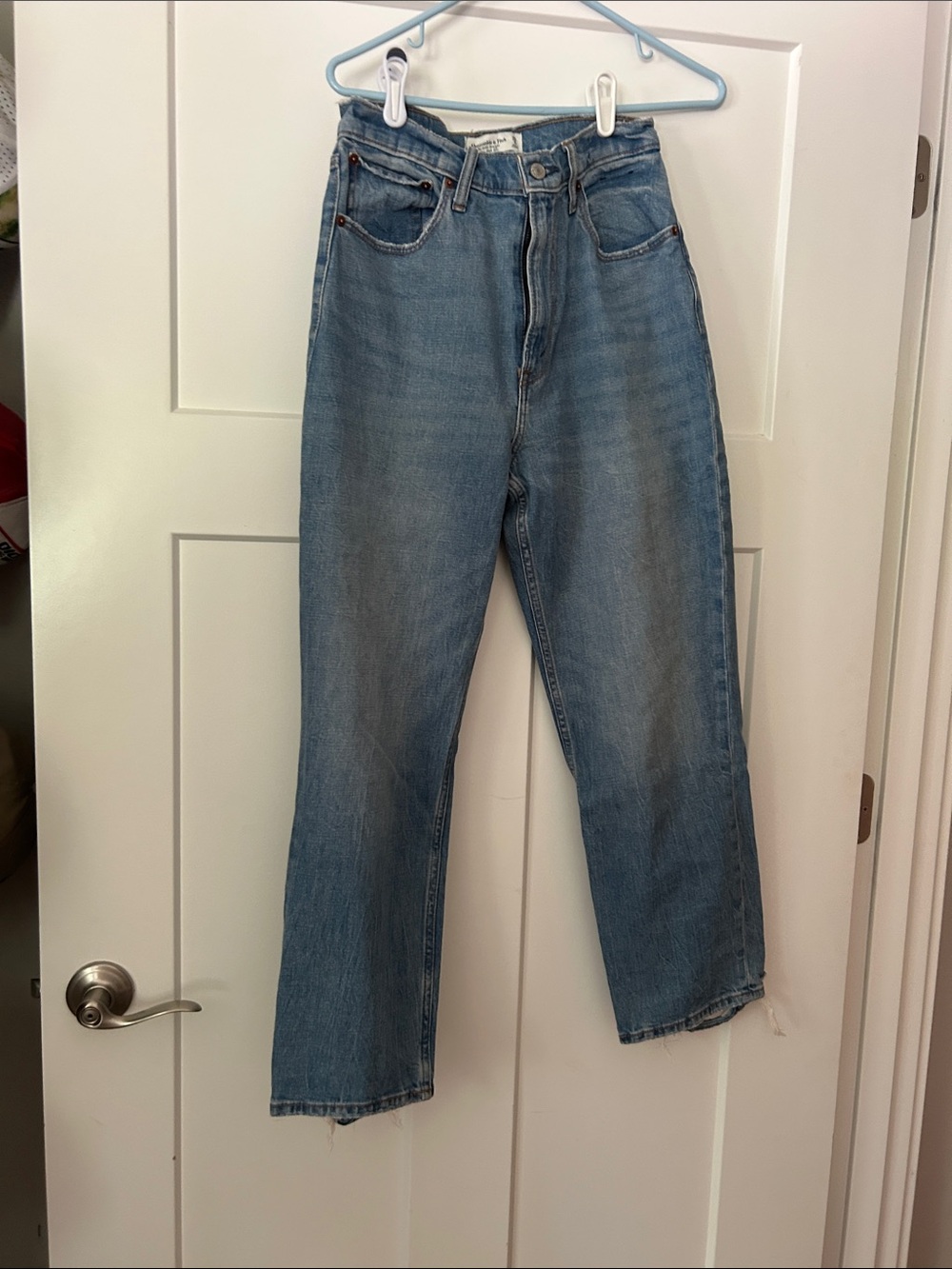Abercrombie & Fitch Light Blue Boyfriend Jeans
